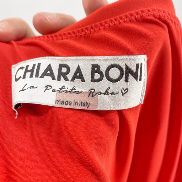 La Petite Robe di Chiara Boni Red Corie Dress IT 42 US 6 - Picture 10 of 15